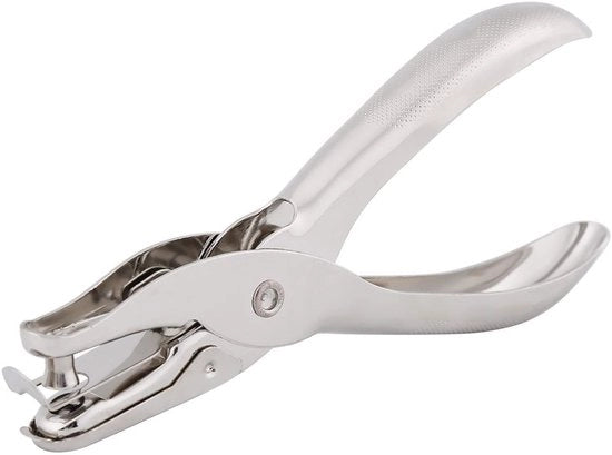 Perforatrice metallica a 6 mm - Montaggio a singola foratura - Duratura - Manicotto ergonomico - Utensile da mano - Grip comodo