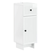 Mobiletto da Bagno EDE Bianco Lucido 30 x 31 x 80 cm 895949