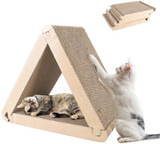 Pavimento a scatola per gatti in cartone di cartone ondulato, 6 facce utili, Pavimento a scatola per gatti, Pavimento a scatola per gatti disponibile con 2 facce, Pavimento a scatola per gatti (marrone)