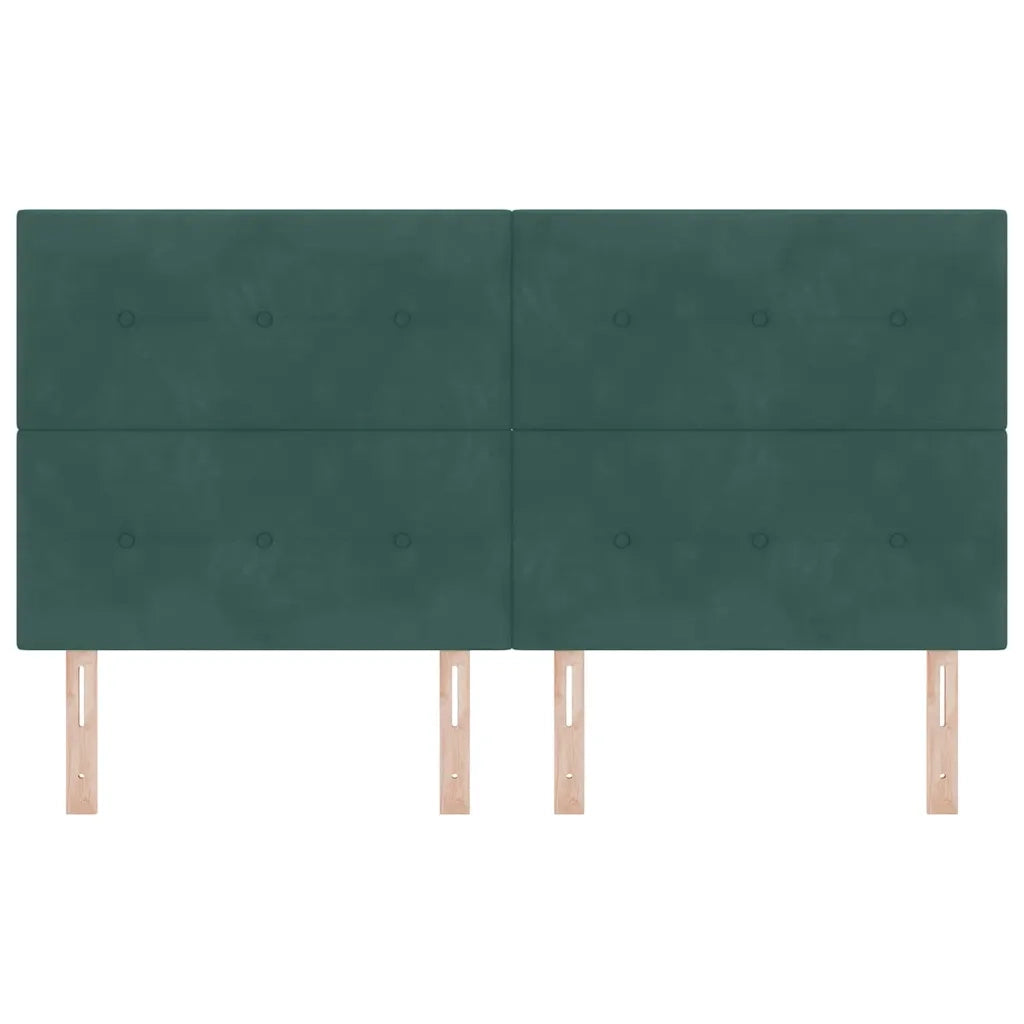 Testiera | Testata Verde Scuro 180 cm Velluto