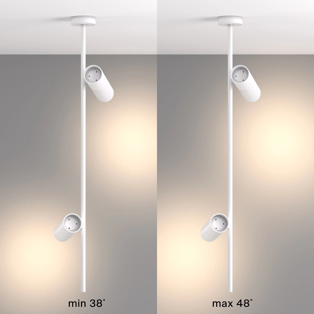 Plafoniera Maytoni Elti bianca 77 cm alluminio 2xGU10