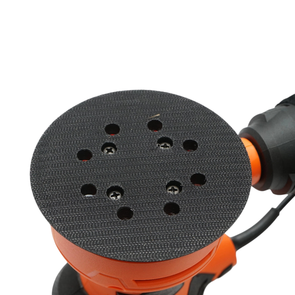 Levigatrice orbitale eccentrica da 125 mm, 350 W, 220 V con sistema di aspirazione, velocità 12000 giri/min Breckner Germany