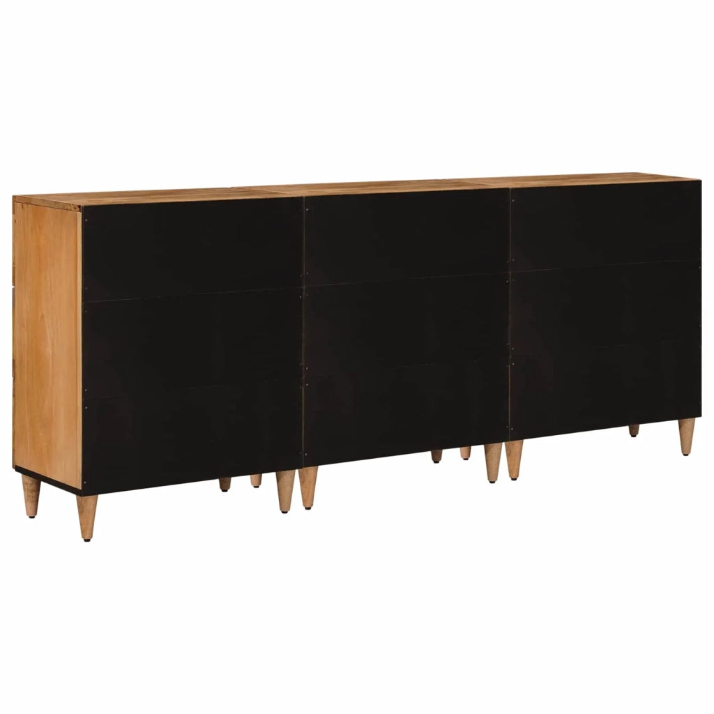 Credenza 3 pcs Naturale 60 x 33,5 x 75 cm 3310095