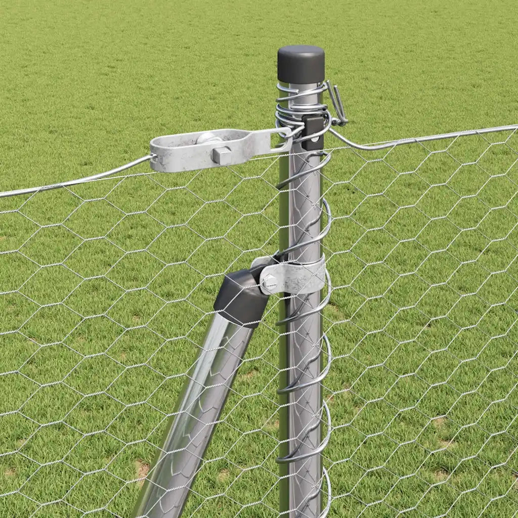 Palo della recinzione Argento 50 x 1,6 m (rete da 25 mm)
