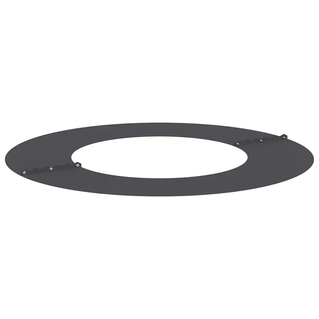 adatto per Anelli d'Albero Piatto 5 pcs Nero Ø40 / 70 cm Acciaio 873677