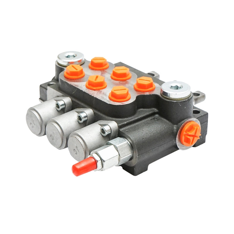 Distributore idraulico a 3 leve, lunghezza cavo 2,5 m pressione 250 bar portata 40 l/min