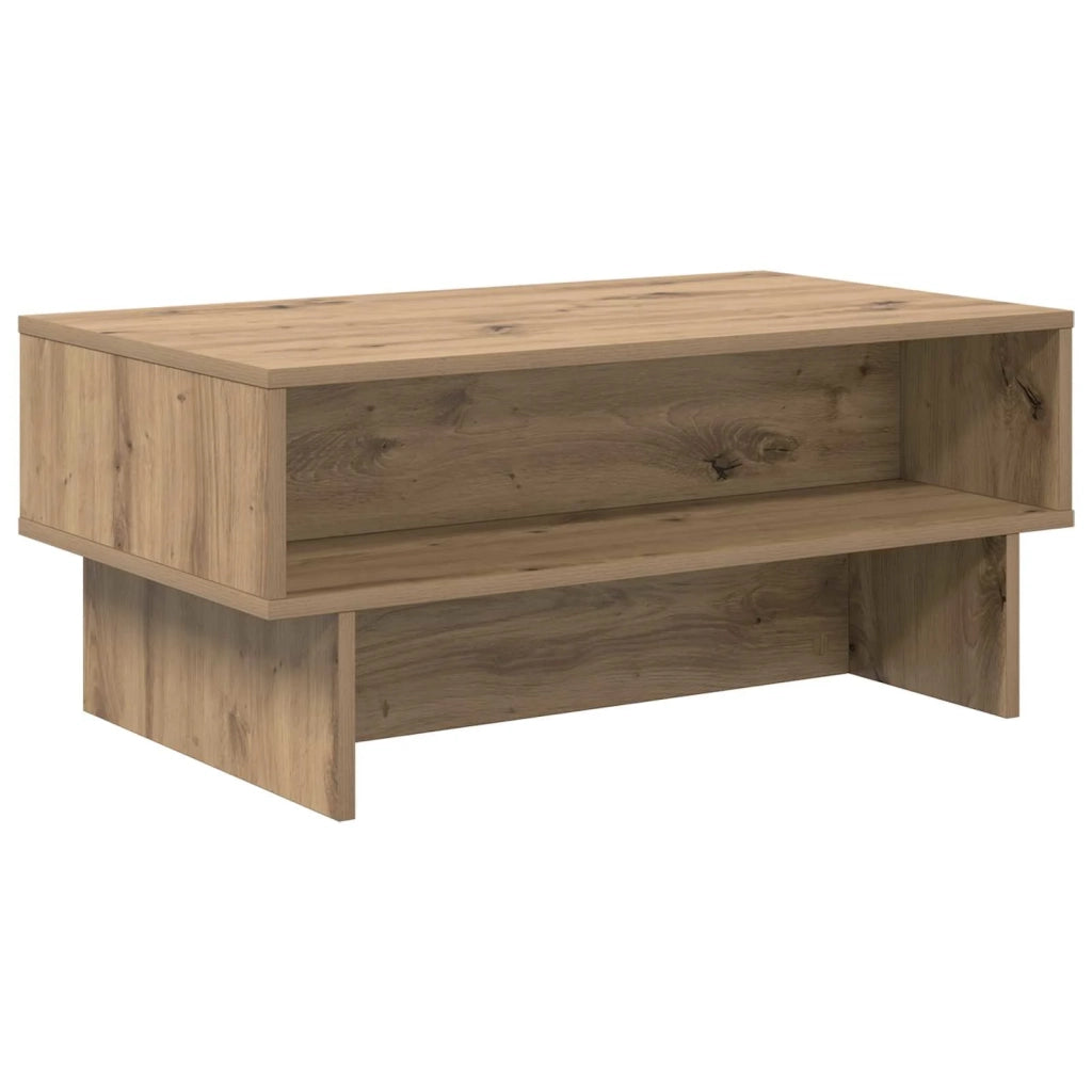 Tavolino da salotto Rovere artigianale 80 x 46 x 35 cm