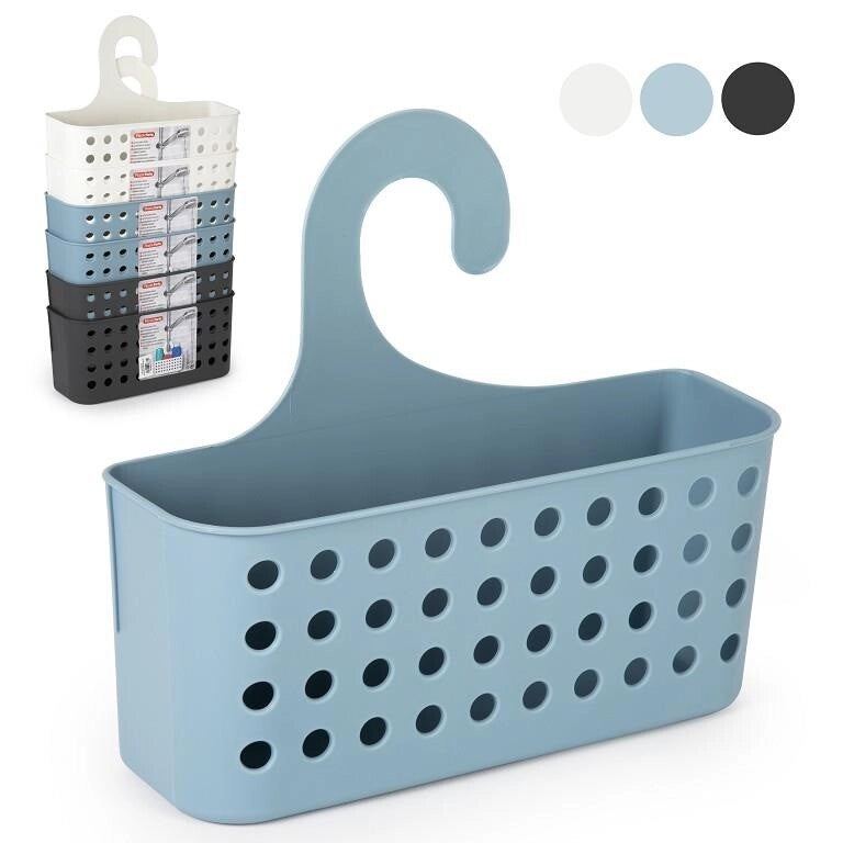 1 Pezzo Cestello Organizzazione Bagno con Gancio Vari Colori