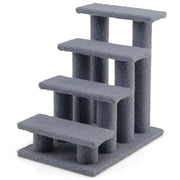 Tiragraffi con scaletta 60,5 x 40 x 60 cm ergonomico e pratico stile moderno in cashmere grigio 20_0010124