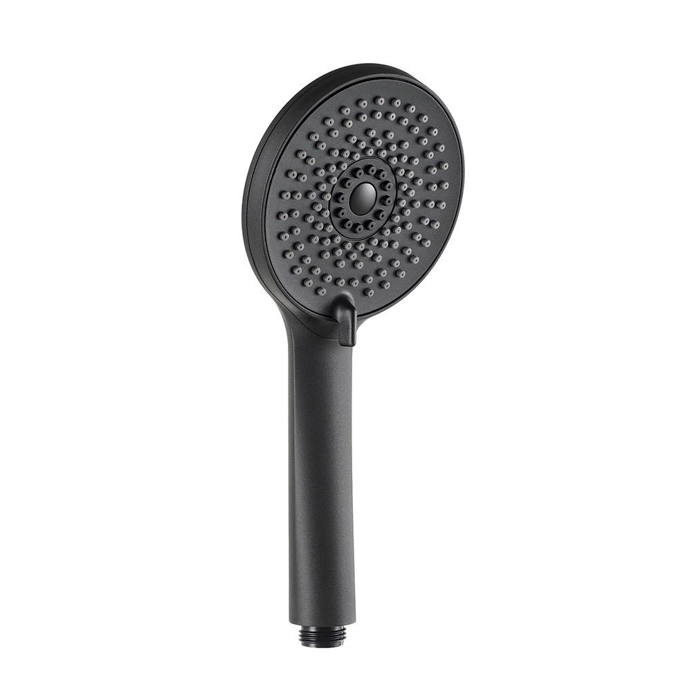 Doccetta vulcano 4 getti abs nero opaco diametro 110