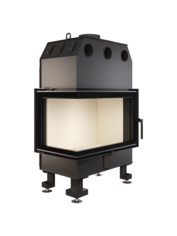Caminetto ad angolo Inserto Apertura sinistra Energy 75x50x47 (15,1 kW) ECO