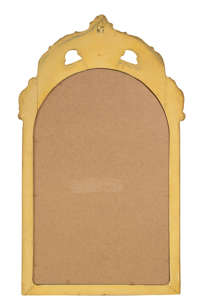 Biscottini SPECCHIERA DA PARETE IN LEGNO FINITURA FOGLIA ORO ANTICATO MADE IN ITALY