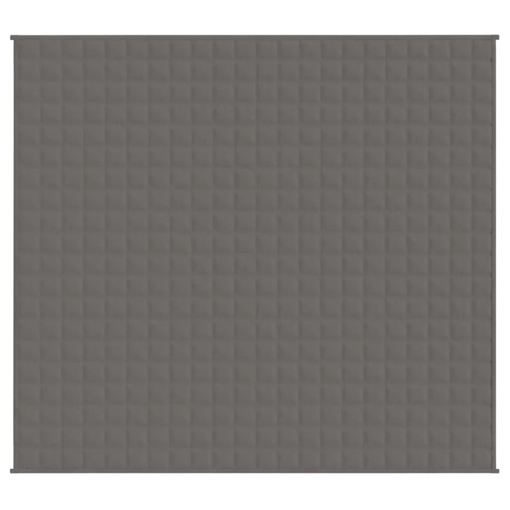 Coperta Ponderata Grigia 200x220 cm 13 kg Tessuto 3154841