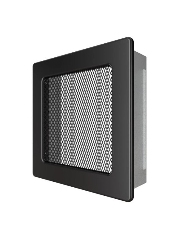 Griglia di ventilazione per camino Nera- Classic 17x17