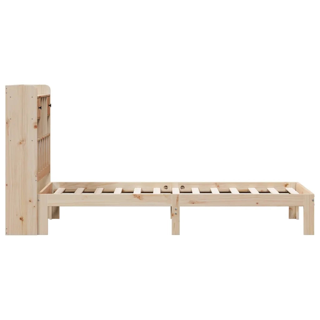 Letto Libreria senza Materasso 100x200 cm in Legno di Pino 3322597