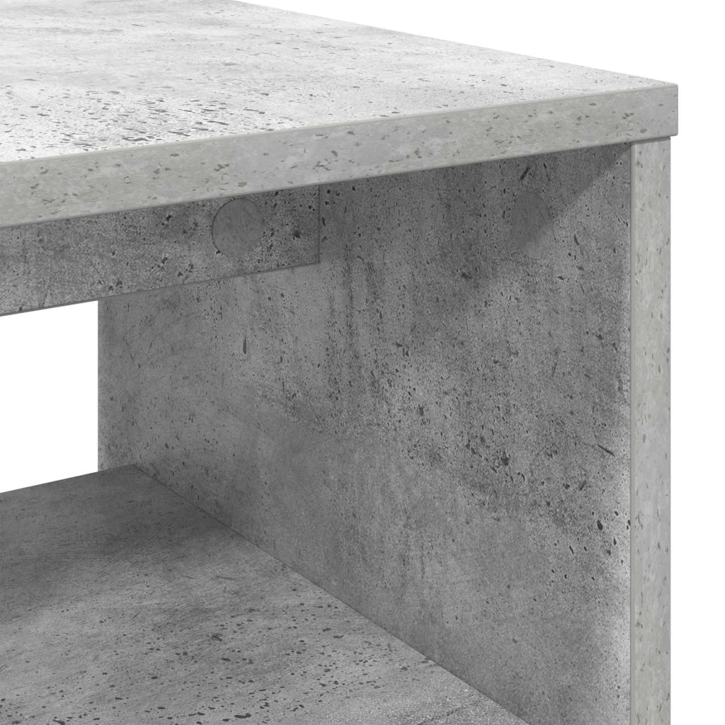 Mobile TV 100 x 35 x 40 cm Grigio cemento Legno ingegnerizzato 8000311