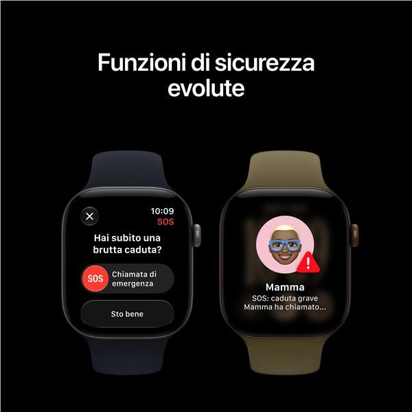 Apple watch series 12 gps 46mm black alum. case with black sport - 195951227009