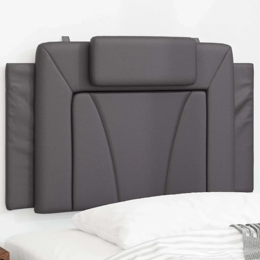 Cuscino Testiera Viana Grigio 80 cm in Similpelle CFW7502188