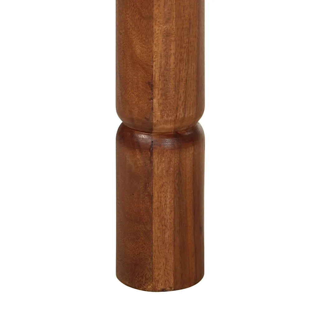 Tavolo da Bar 120x60x107 cm in Legno Massello di Acacia