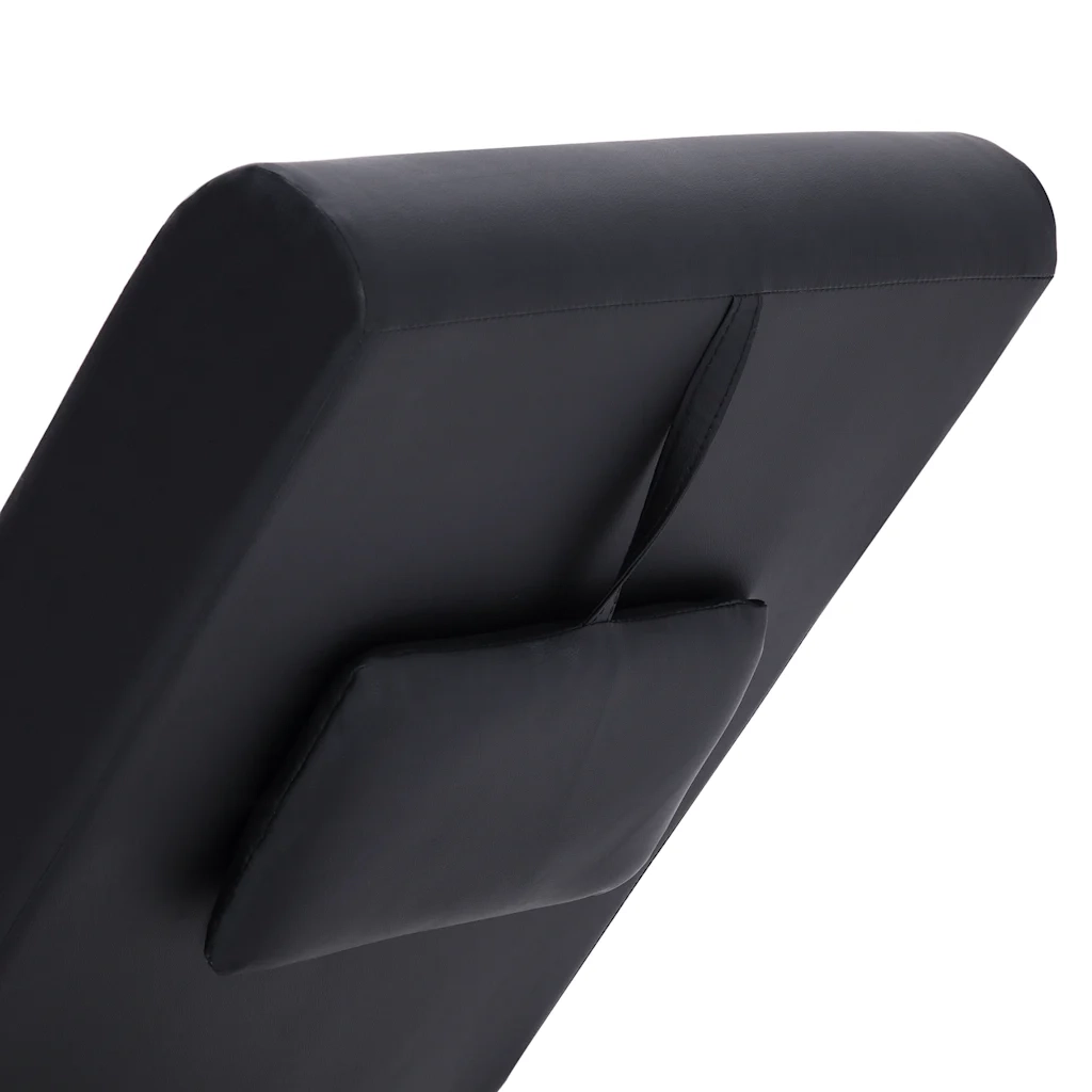 Sdraio Massaggiante con Cuscino Nero in Similpelle CFW2815610