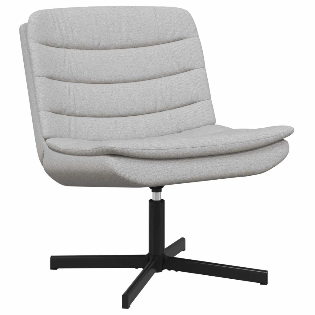 Sedia girevole Grigio Nuvola 63 x 75 x 76 cm Tessuto 42007358