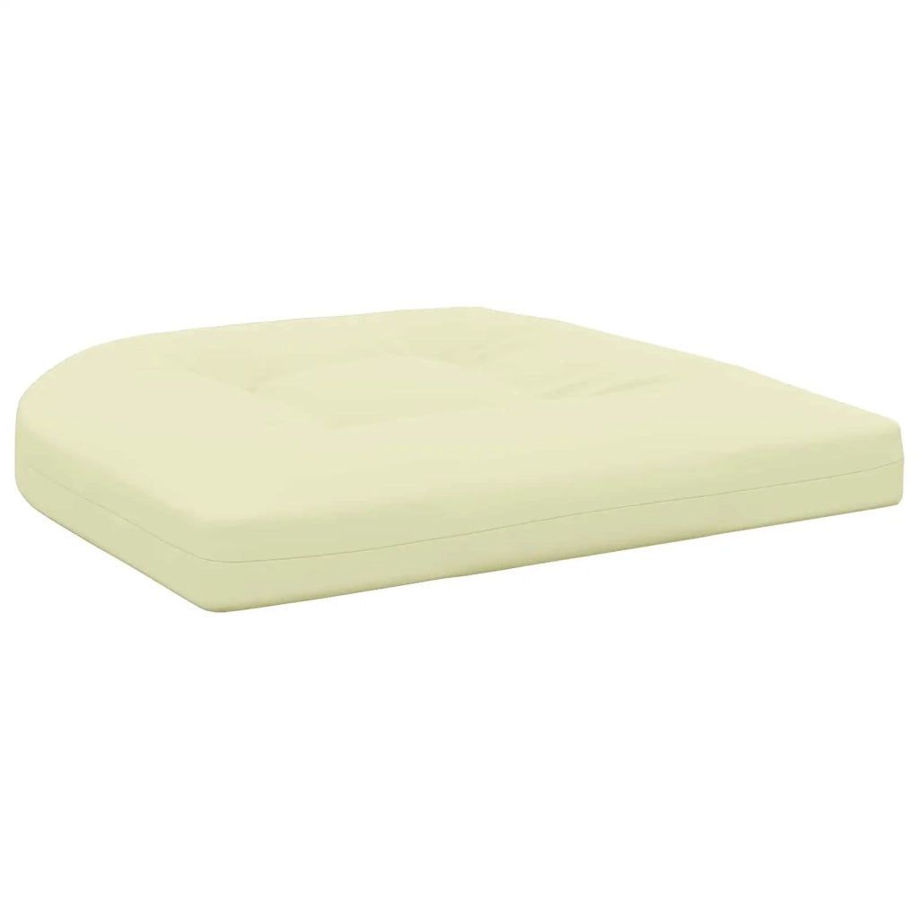 Cuscini per Sedia in 4 Pezzi 4 pz 100% Poliestere Crema 945327