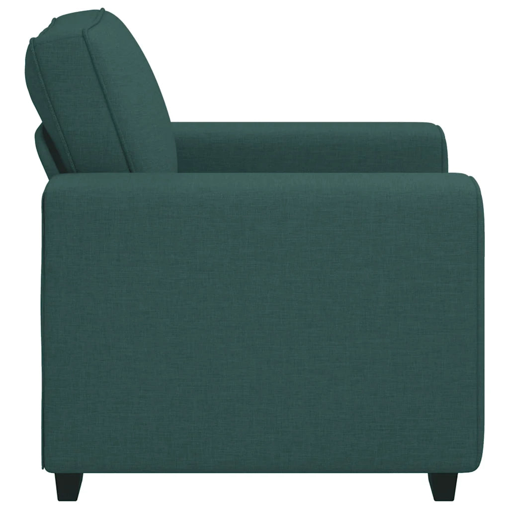 Poltrona | Sedia Relax Verde Scuro 100x77x82 cm in Tessuto