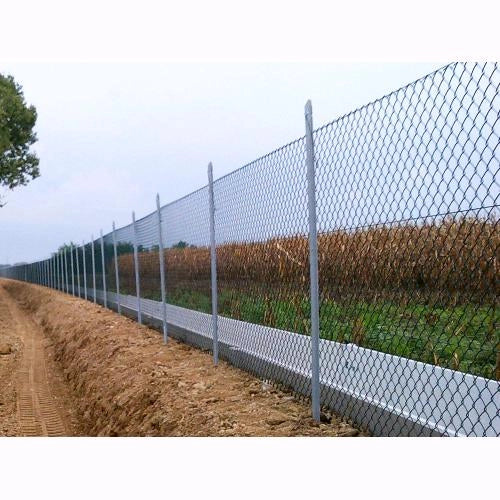 PALO PALETTO a T Altezza 200 cm in Acciaio PLASTICATO VERDE 30X30X3 mm Cf. 5 pz