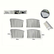 Trade Shop - Kit 4pz Tenda Tendina Parasole Proteggi Sole Raggi Uv Magnetica Auto Grigi 70170 -