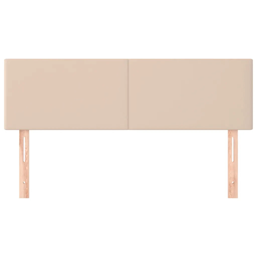 Testiera Cappuccino 144x5x78/88 cm in Similpelle 345797