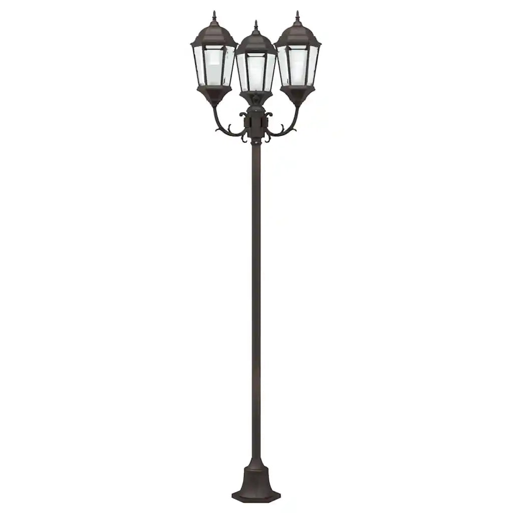 Luce da Giardino Bronzo 57 x 49 x 241 cm Alluminio e vetro CFW1821003