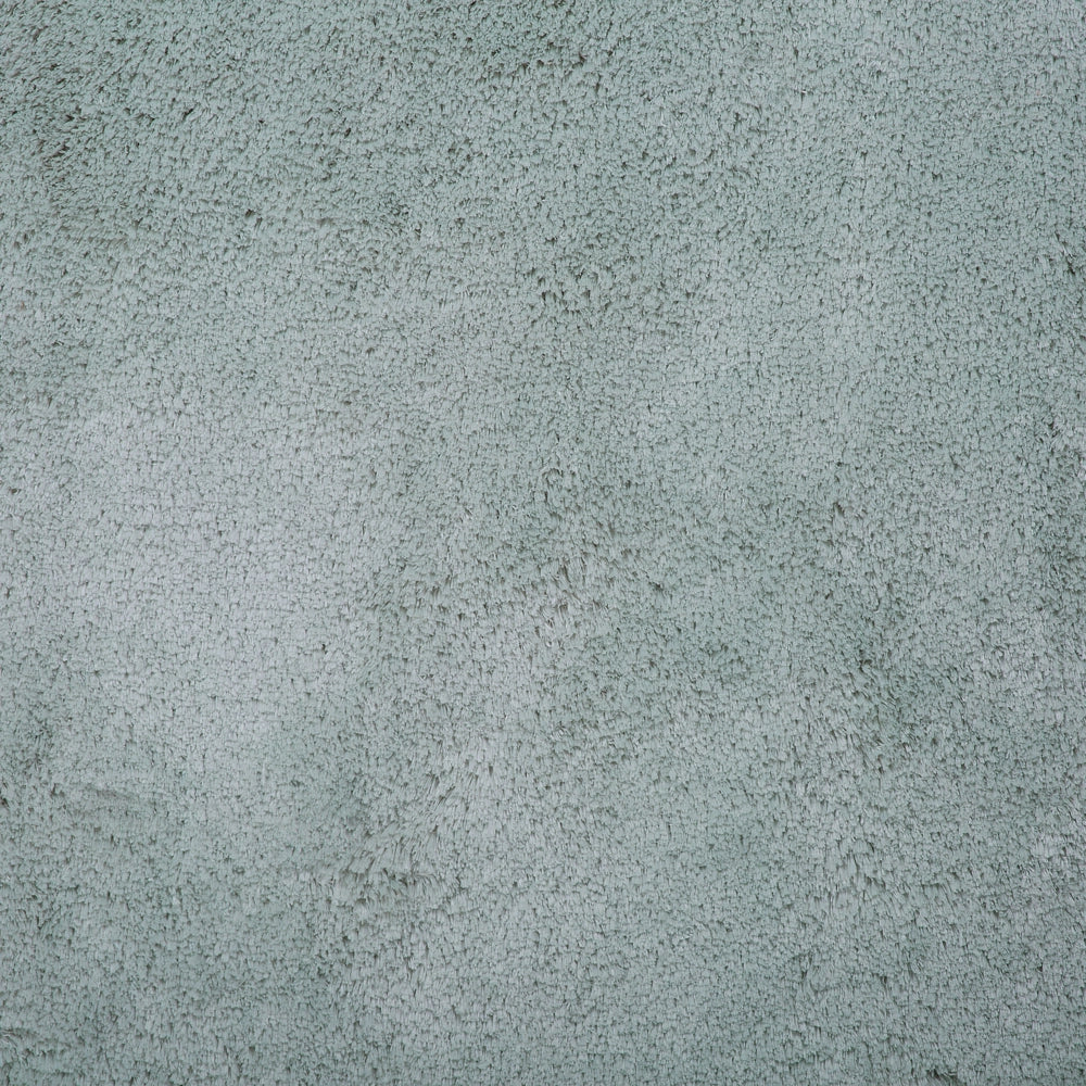Tappeto shaggy in misto cotone e poliestere verde 160 x 230 cm soffice pelo denso