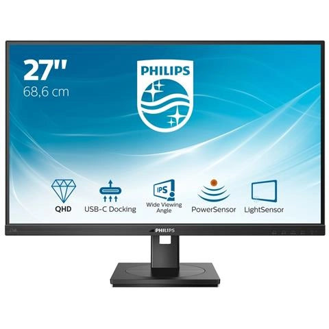 Philips 276b1/00 monitor pc 68,6 cm (27") 2560 x 1440 pixel full hd led nero