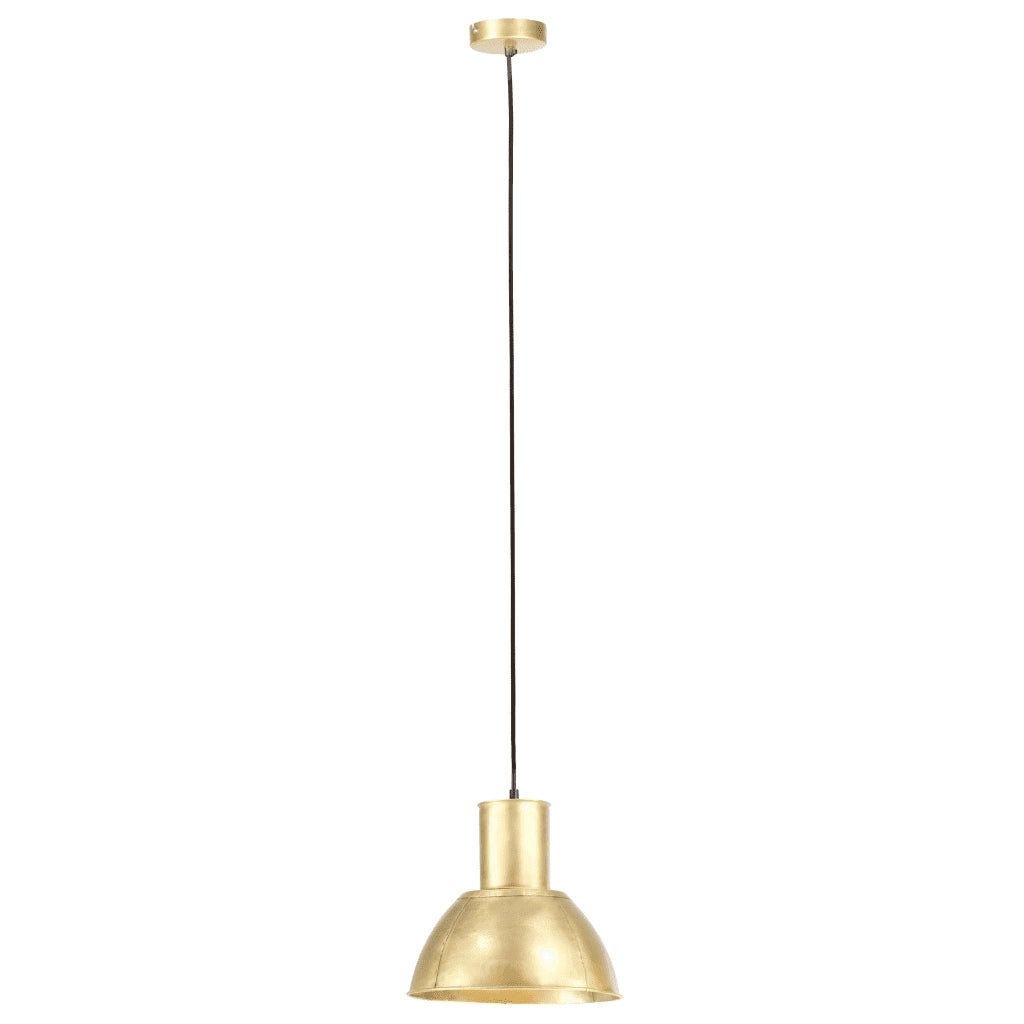 Lampada a Sospensione 25 W Ottone Rotonda 28,5 cm E27 cod mxl 64339