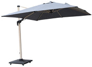 Ombrellone da Giardino in Alluminio 3x3m Vorghini Grigio