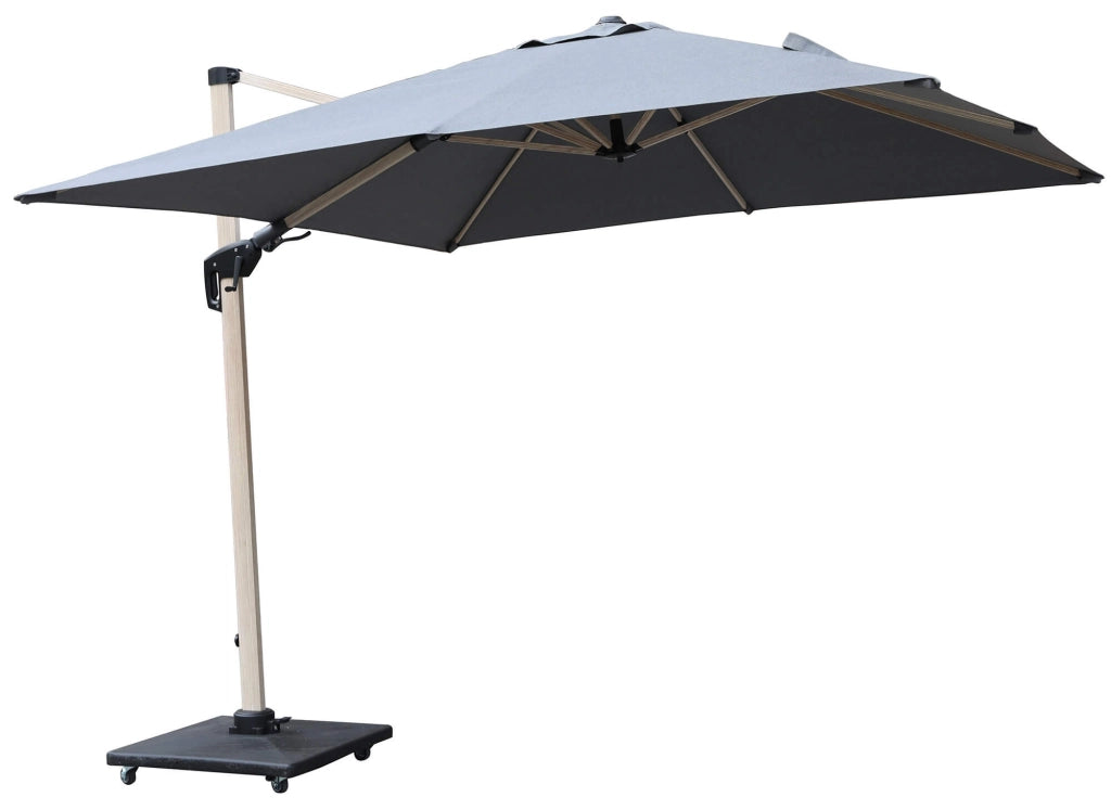 Ombrellone da Giardino in Alluminio 3x3m Vorghini Grigio
