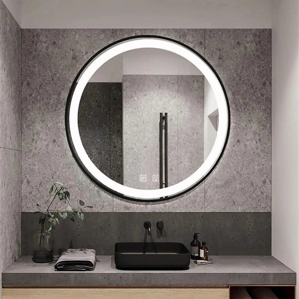 Specchio Led 100cm Mmj Black