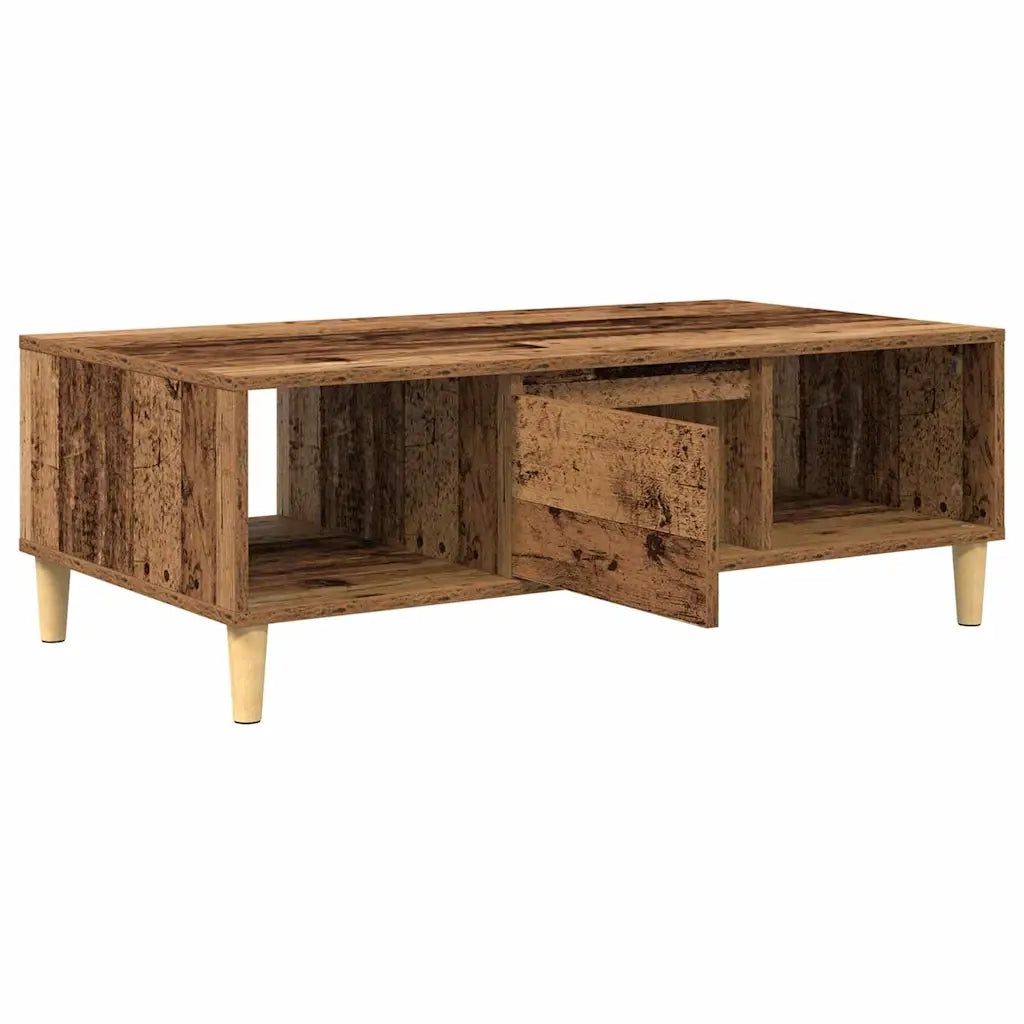 vidaXL Tavolino da salotto Legno vecchio 103.5 x 60 x 35 cm