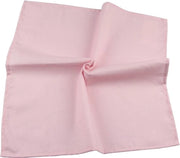 Set di 12 tovaglioli in cotone e lino misto (40 x 40 cm) - Per eventi e uso domestico (rosa)