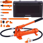 Chicca Idraulica Portatile, con 1,2 m Tubo Olio, Kit di Riparazione Carrozzeria con Borsa di Ricarico, per Riparazione Autoveicoli, Camion, Agricoltura, 8800 Lbs