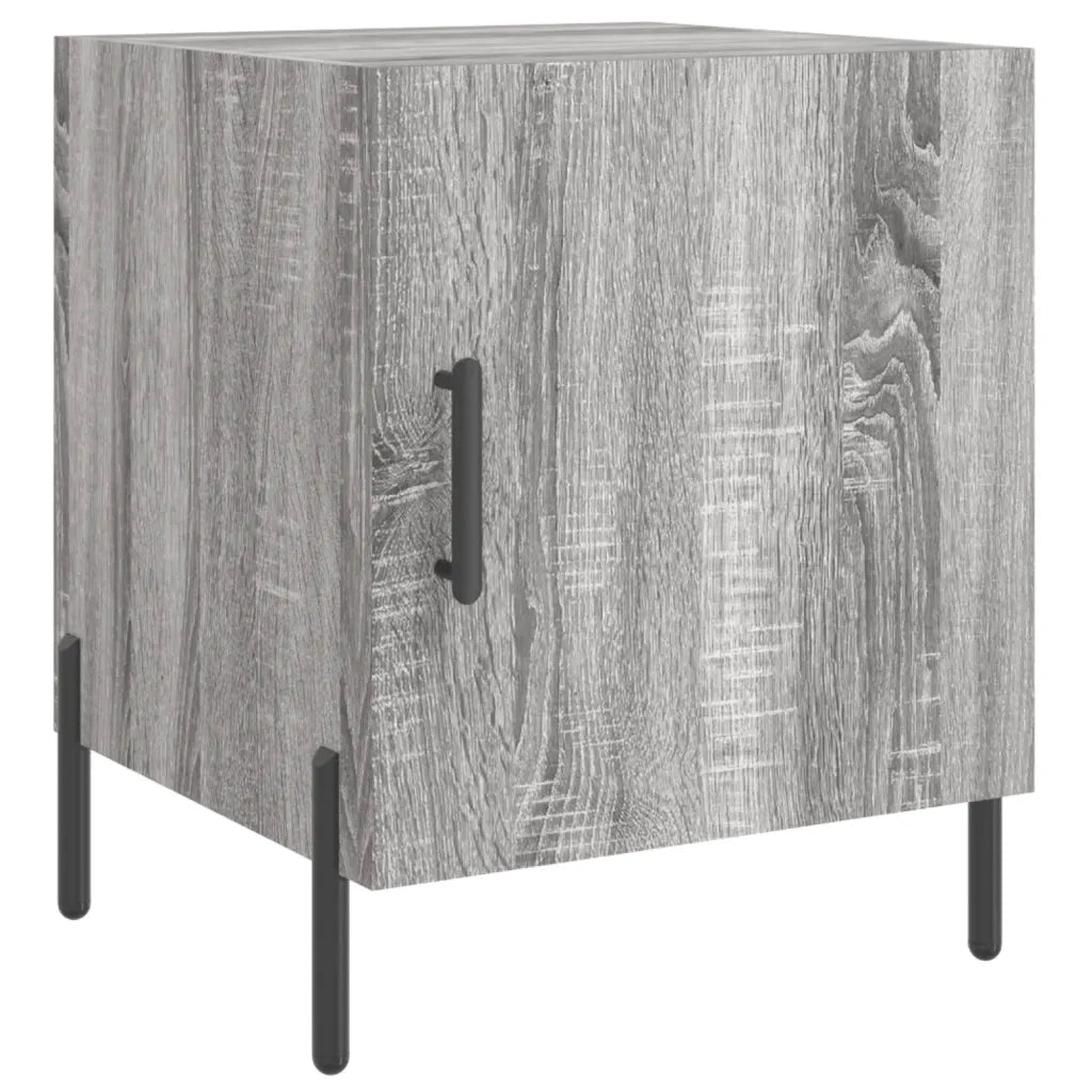 Comodino | Armadio da Notte | Mobiletto da notte Grigio Sonoma 40x40x50 cm in Legno Multistrato