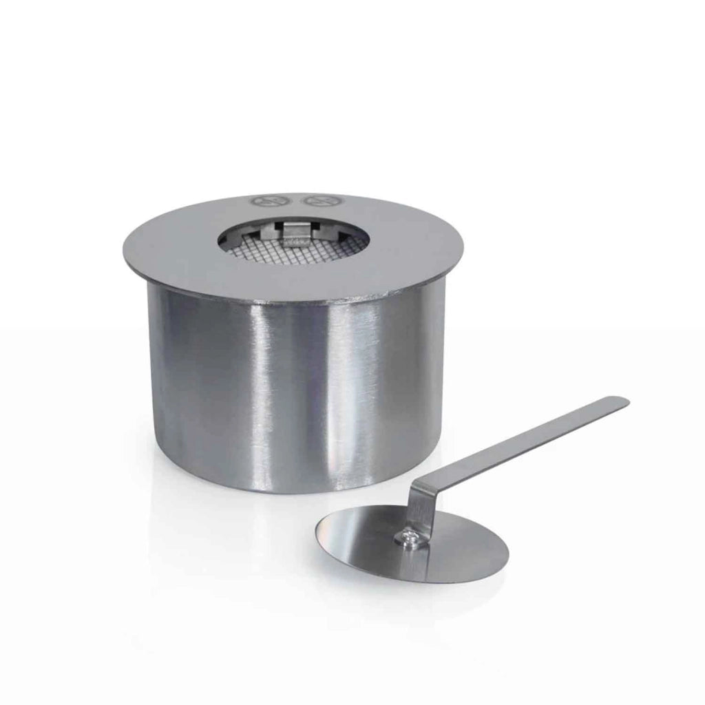 Bruciatore a bioetanolo per camino 2 L, in acciaio inox ø20 cm