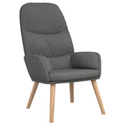 Poltrona Relax | Sedia Relax Grigio Chiaro in Tessuto