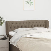 Testiera ad Orecchio-Testata con Orecchie Tortora 147x23x78/88 cm in Tessuto 422644
