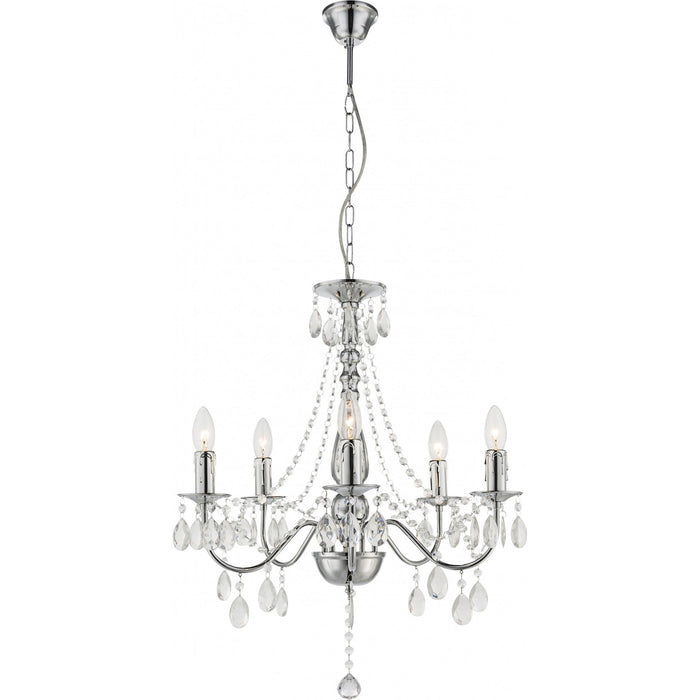 Lampada Da Soffitto Ebt014-5cp Chrome