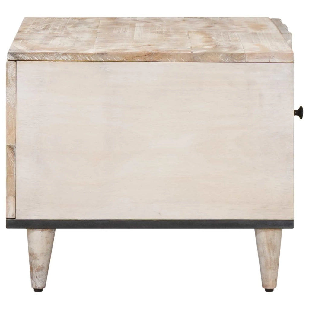 Tavolino da salotto Bianco 80 x 50 x 40 cm