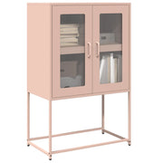 Credenza Rosa 68x39x107 cm in Acciaio 853375