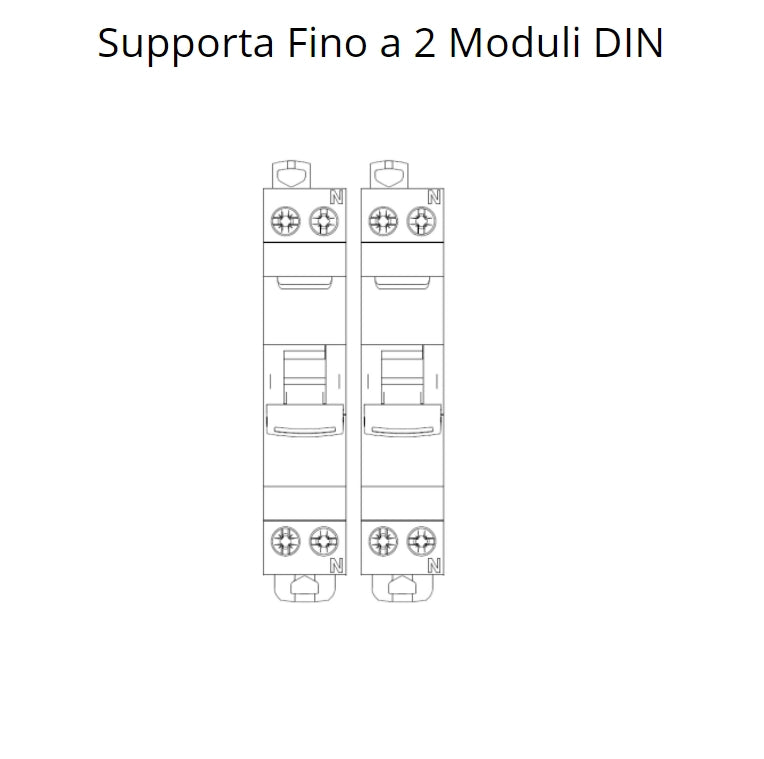 Gewiss centralino parete 2 moduli ip40 gw40022