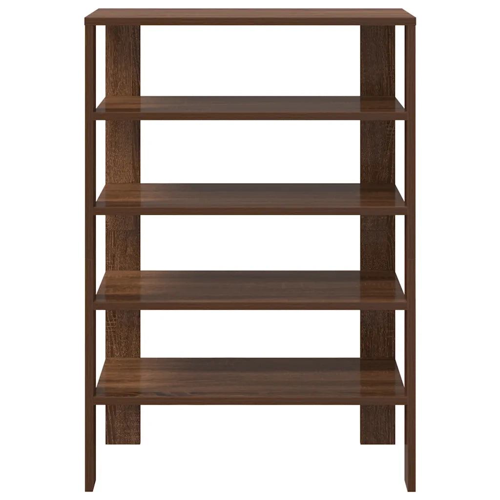 Scarpiera Rovere Marrone 61x32x87,5 cm in Truciolato 859857