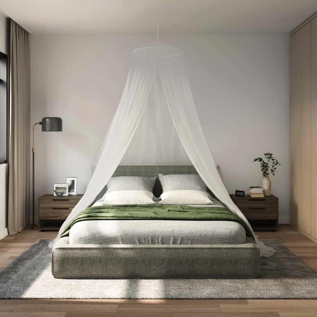 Zanzariera per letto 156 maglia 3 pcs 156 maglia Bianco 42033556